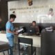 Jurnalis berinisial MM saat melaporkan dugaan pengancaman ke Polres Pohuwato/Hibata.id