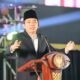 Bupati Jember Muhammad Fawait menyampaikan sambutan pada peringatan Hari Santri Nasional 2026 di Alun-alun Jember, Sabtu (10/10/2026)/Hibata.id