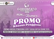 Diskon Tiket Gorontalo Half Marathon 2026 hingga Rp100 Ribu/Hibata.id