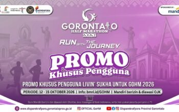 Diskon Tiket Gorontalo Half Marathon 2026 hingga Rp100 Ribu/Hibata.id