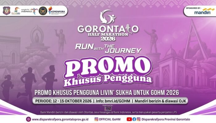 Mau Ikut Gorontalo Half Marathon? Ada Diskon Tiket hingga Rp100 Ribu