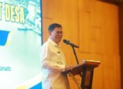 Sekda Bone Bolango Iwan Mustapa menghadiri kegiatan Peningkatan Kapasitas Pengelola Keuangan dan Aset Desa se-Kabupaten Bone Bolango di Manado, Senin (12/10/2026)/Hibata.id