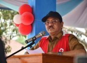 Bupati Boalemo Rum Pagau membuka kegiatan Jumpa Bakti Gembira (Jumbara) Palang Merah Remaja/Hibata.id