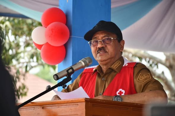 Bupati Boalemo Rum Pagau membuka kegiatan Jumpa Bakti Gembira (Jumbara) Palang Merah Remaja/Hibata.id