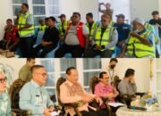 Puluhan pengemudi bentor mendatangi Rumah Dinas Gubernur Gorontalo untuk menyampaikan keluhan terkait antrean dan sulitnya mendapatkan BBM, Kamis (15/10/2026)/Hibata.id