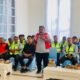 Perwakilan IPB Bayu Abdul Mazid menyampaikan keluhan pengurusan pajak kendaraan dalam audiensi dengan Gubernur Gorontalo Gusnar Ismail, Kamis (15/10/2026)/Hibata.id