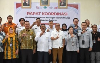 Bupati Boalemo Rum Pagau membuka pelatihan upiah karanji di Hotel Grand Amalia, Rabu (14/10/2026)/Hibata.id