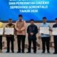 Bupati Gorontalo Sofyan Puhi menghadiri penandatanganan nota kesepahaman pelindungan, pengembangan, dan pembinaan bahasa serta sastra daerah di Kantor Bahasa Provinsi Gorontalo, Kamis (15/10/2026)/Hibata.id