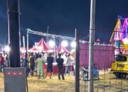 Wahana hiburan Hoya-Hoya di Lapangan Modelomo, Kecamatan Tilamuta, Kabupaten Boalemo/Hibata.id