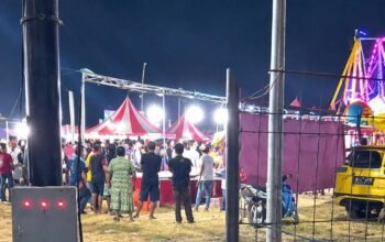 Ramai Hiburan, Muncul Dugaan Perjudian di Pasar Malam Boalemo