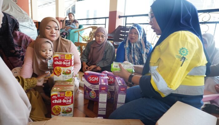 Pani Gold Mine Bantu Pemenuhan Gizi Ibu Hamil dan Anak di Desa Hulawa