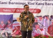 Bupati Buton Tengah Azhari menghadiri kegiatan open house Sekolah Rakyat Terintegrasi 69 Buton Tengah/Hibata.id
