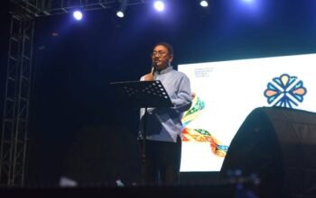 Bupati Boalemo Rum Pagau menghadiri penutupan Lomba Seni dan Budaya Daerah tingkat Kabupaten Boalemo, Sabtu (17/10/2026)/Hibata.id