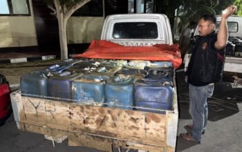 BBM Ilegal untuk Tambang Ilegal, Ribuan Liter Solar Disita Polres Pohuwato