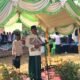 Sekretaris Daerah Bone Bolango Iwan Mustapa saat menghadiri peringatan Hari Santri Nasional 2026 di Pondok Pesantren Khairul Hikmah, Desa Longalo, Kecamatan Bulango Utara, Kamis (22/10/2026)/Hibata.id