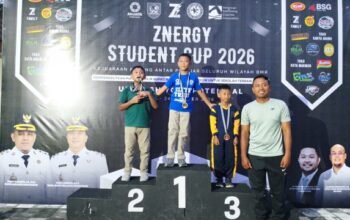 Raditya Anugrah Katili, siswa kelas IV MIS Baitul Makmur Kotamobagu, menorehkan prestasi membanggakan dalam kejuaraan renang antarpelajar se-Bolaang Mongondow Raya (BMR).