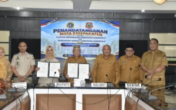 Pemkab Gorontalo dan Kantor Pertanahan mengintegrasikan data pertanahan dan perpajakan untuk meningkatkan layanan, menertibkan aset, dan mengoptimalkan PAD/Hibata.id