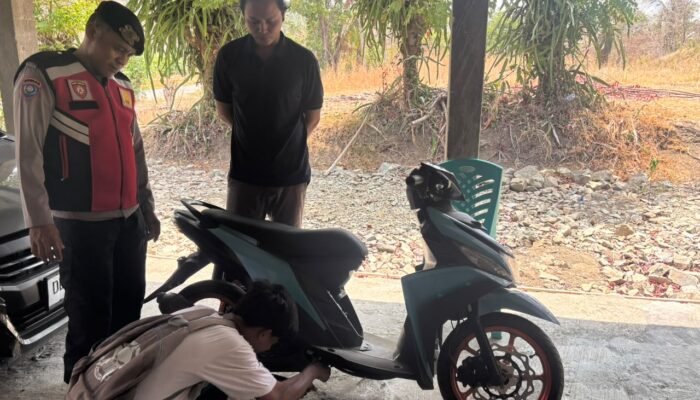 Operasi Patuh Klabat 2026, Polsek Sangkub Amankan Delapan Motor