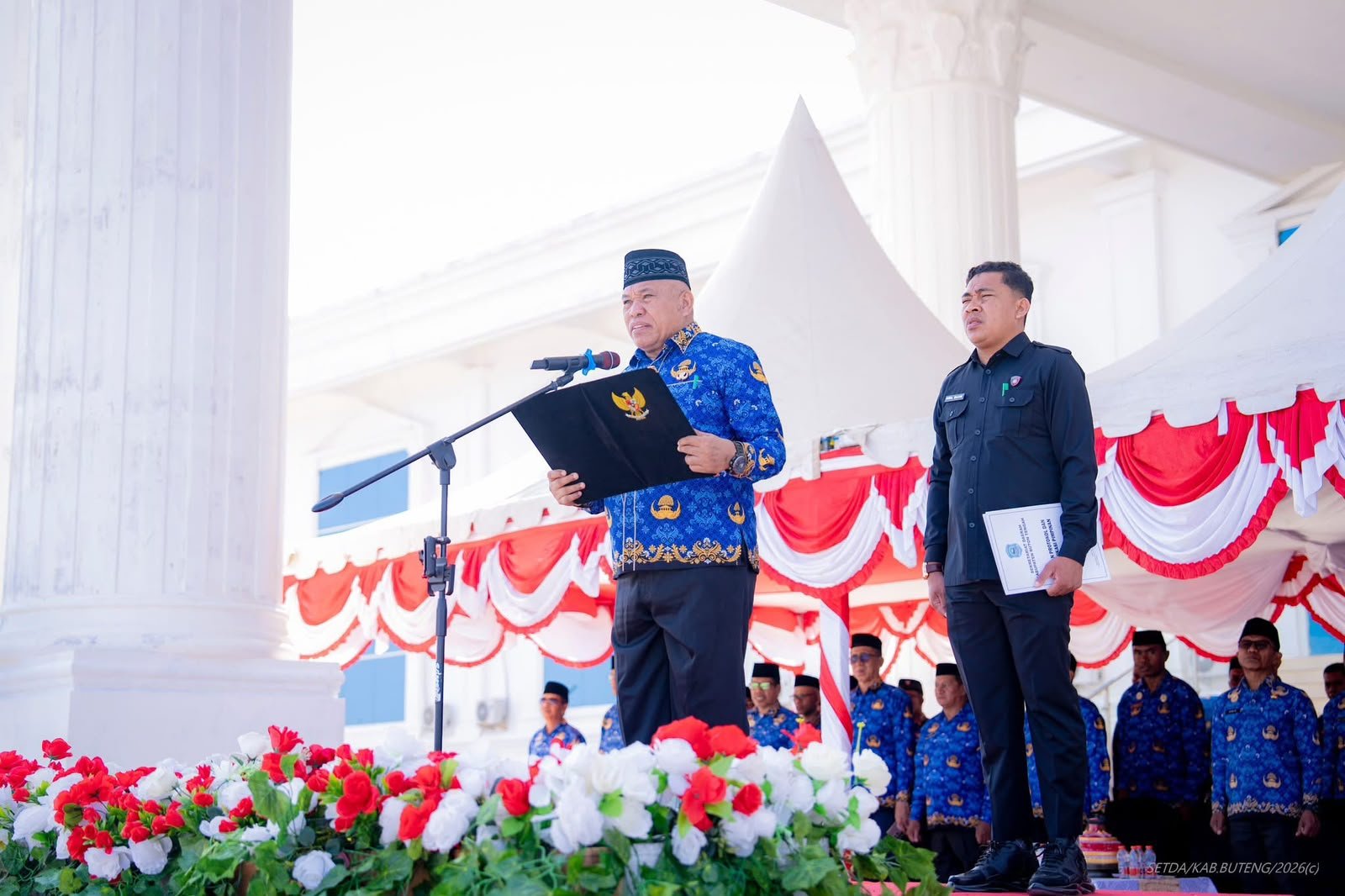 Wabup Adam Basan Ajak Pemuda Buton Tengah Berperan Aktif dalam Pembangunan/Hibata.id