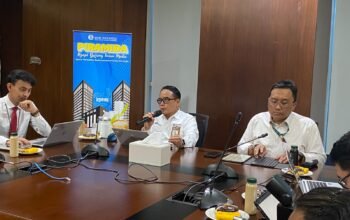 Kepala Perwakilan Bank Indonesia (BI) Provinsi Gorontalo, Bambang Setya Permana, saat Ngopi Bareng Insan Media (Piramida) KPw BI Provinsi Gorontalo, Rabu (28/10/2026)/Hibata.id