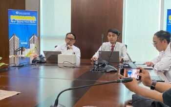 Kepala Perwakilan Bank Indonesia (BI) Provinsi Gorontalo, Bambang Setya Permana, saat Ngopi Bareng Insan Media (Piramida) KPw BI Provinsi Gorontalo, Rabu (28/10/2026)/Hibata.id