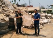 DLHK Gorontalo mengapresiasi pengolahan karung bekas menjadi tempat sampah dan wadah tanaman di Pohuwato sebagai upaya mengurangi sampah/Hibata.id