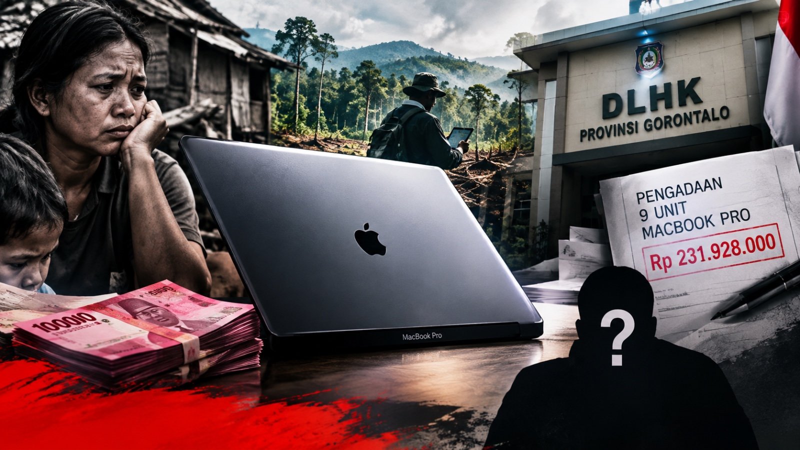 Rp231,9 Juta untuk MacBook Pro, DLHK Gorontalo Peka dengan Prioritas Rakyat?/Hibata.id